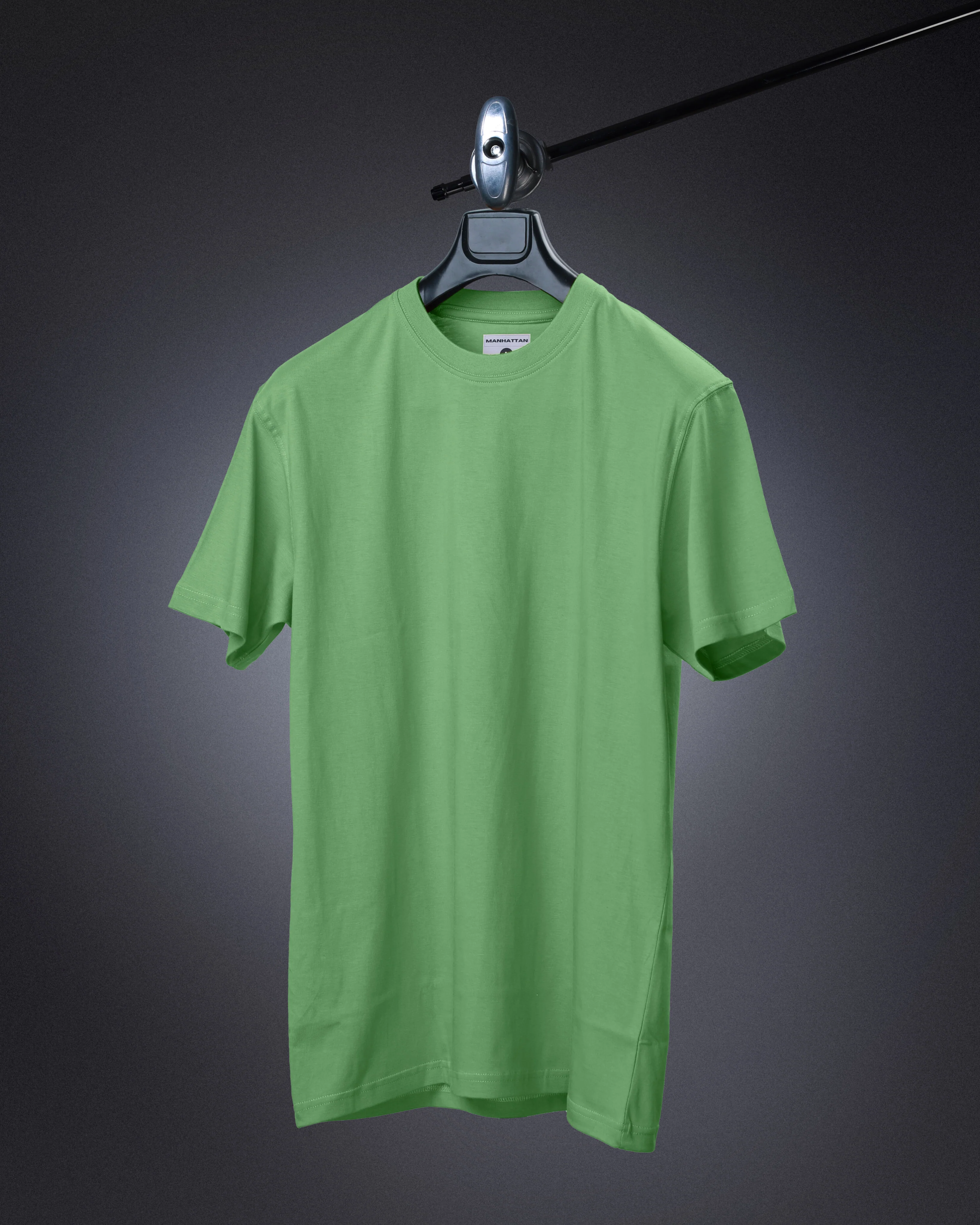 Basic Regular Fit T Shirts Unisex Apple Green - Image 4