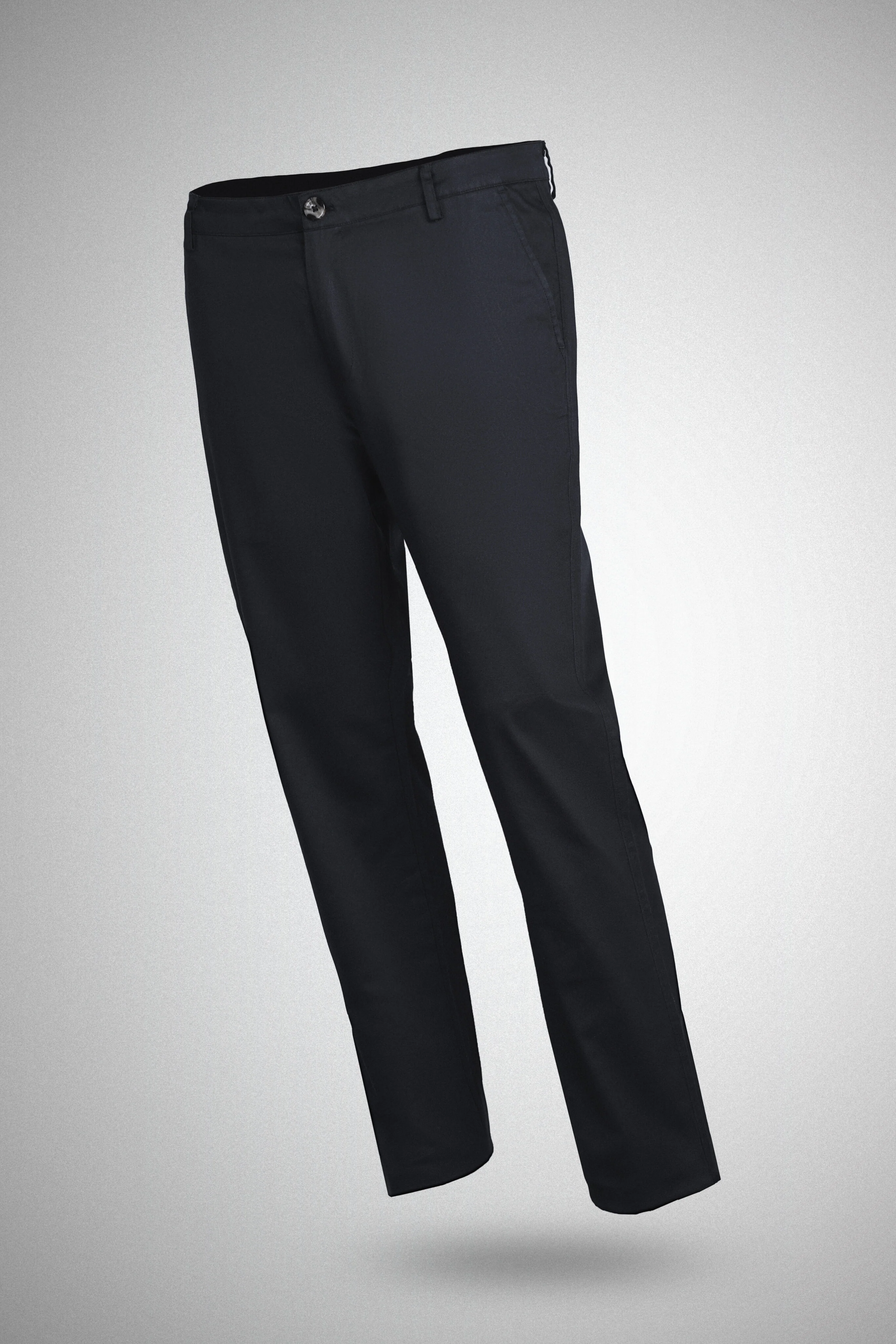 Cotton Casual Pants Black - Image 5