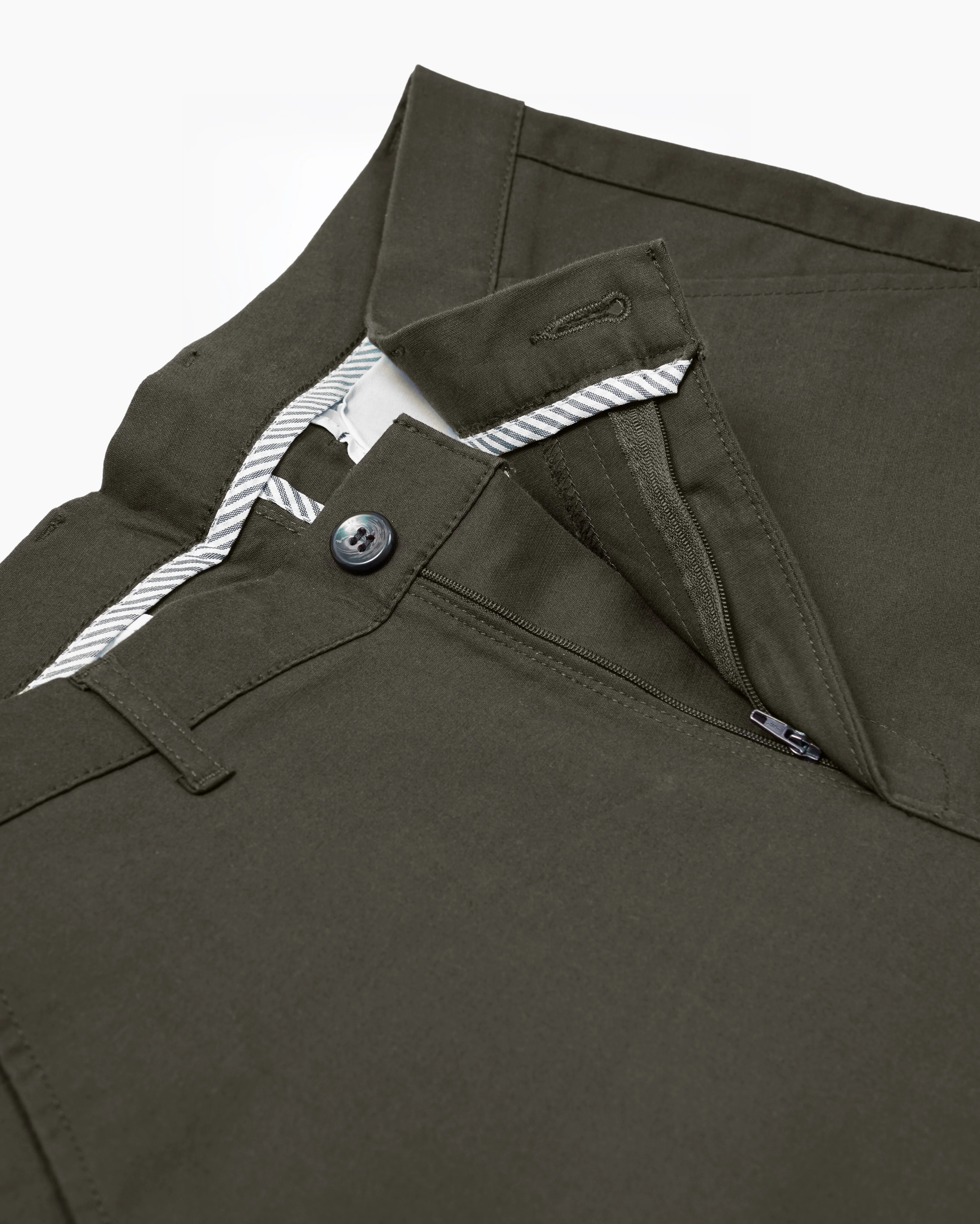 Cotton Casual Pants Coffee Brown Tussar - Image 2