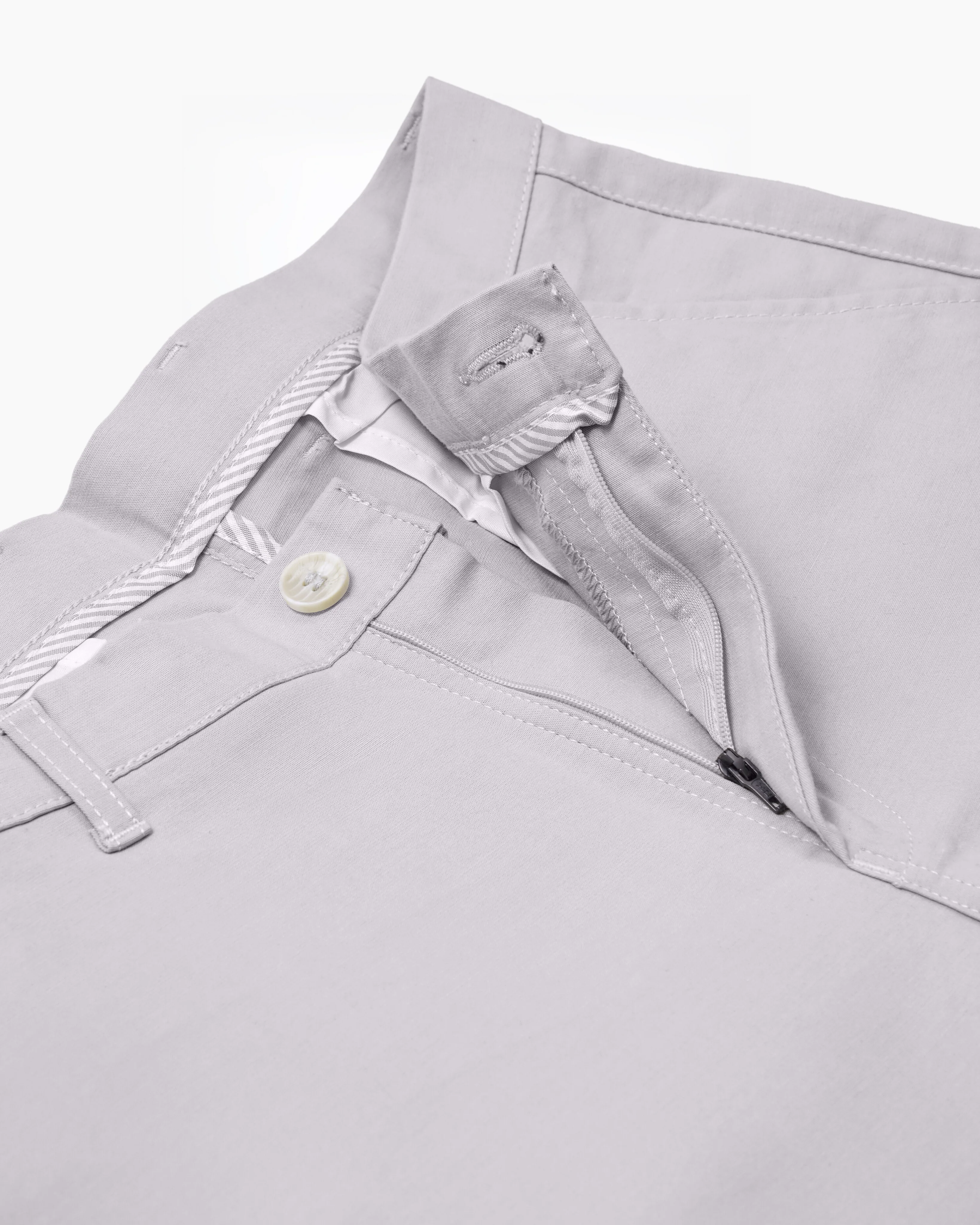 Cotton Casual Pants Grey Tussar - Image 2
