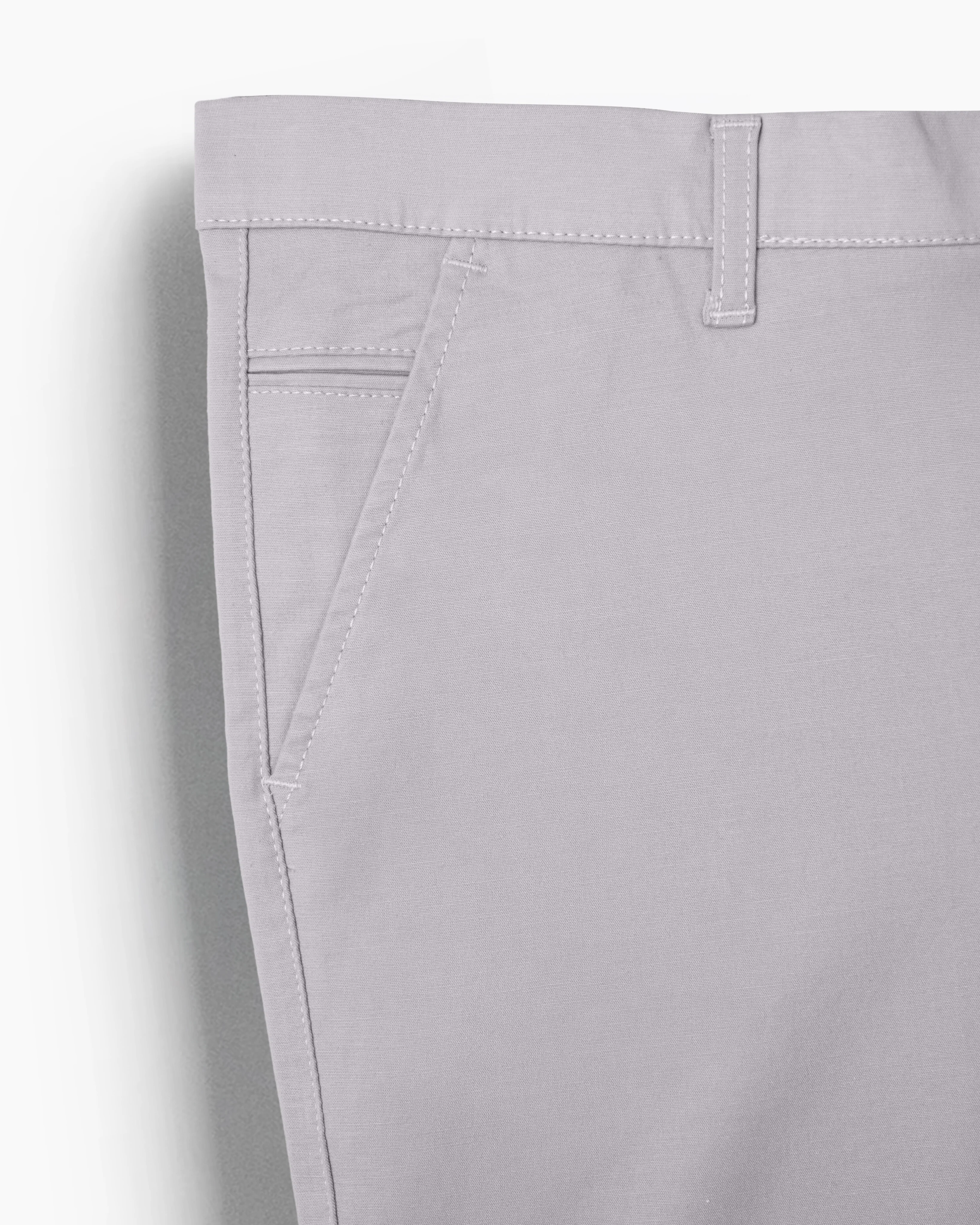 Cotton Casual Pants Grey Tussar - Image 3