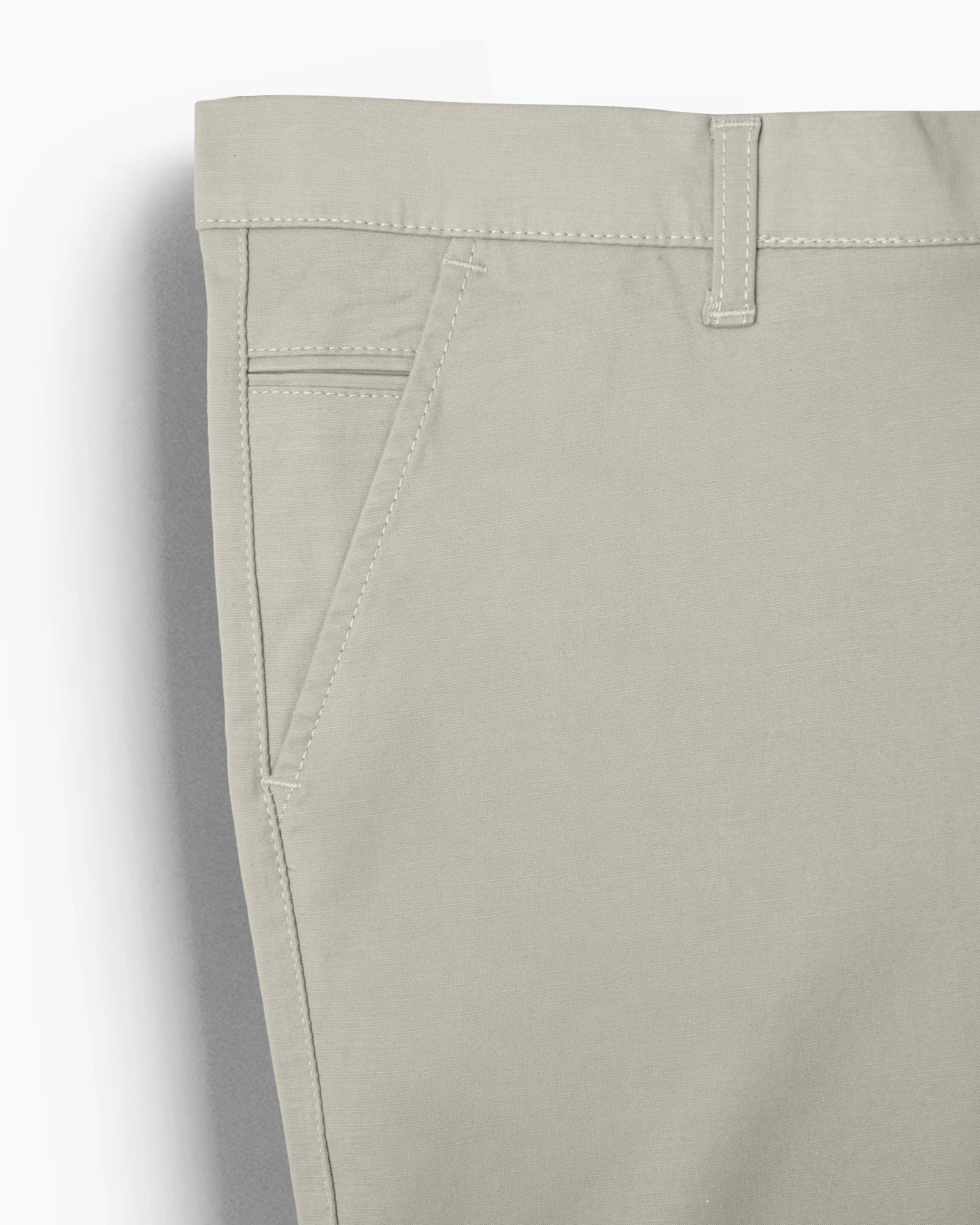 Cotton Casual Pants Light Beige Tussar - Image 3