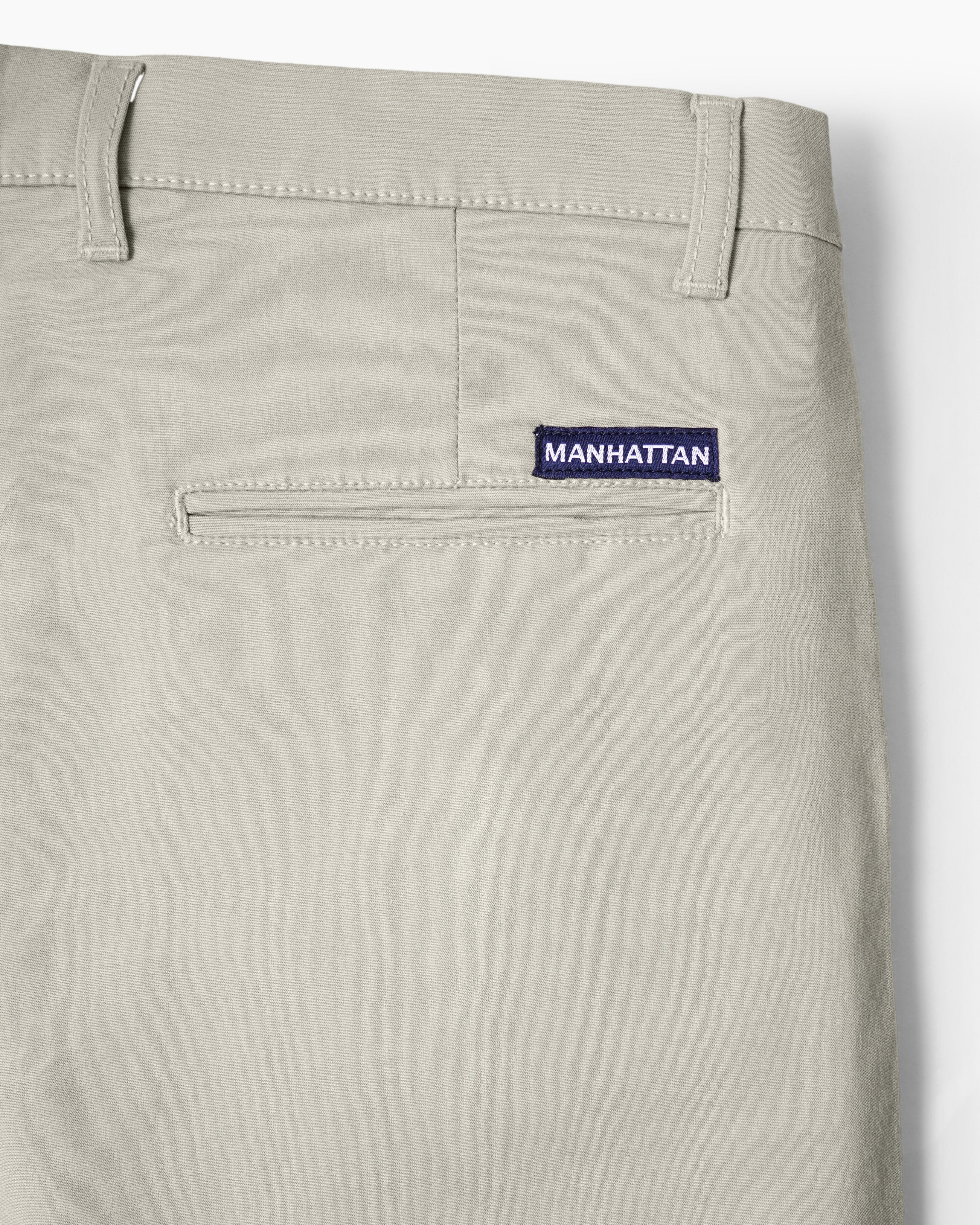 Cotton Casual Pants Light Beige Tussar - Image 4