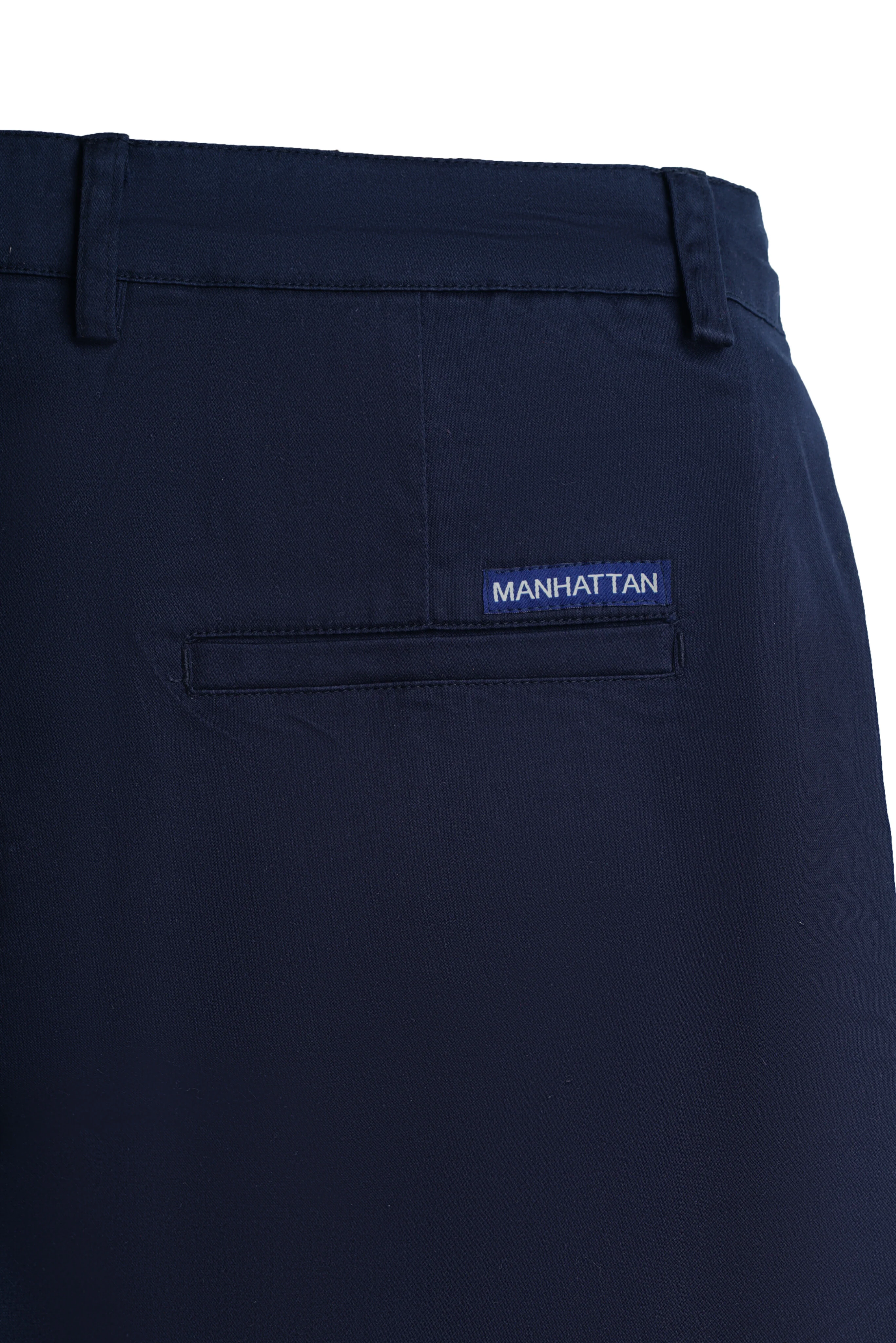 Cotton Casual Pants Navy - Image 4