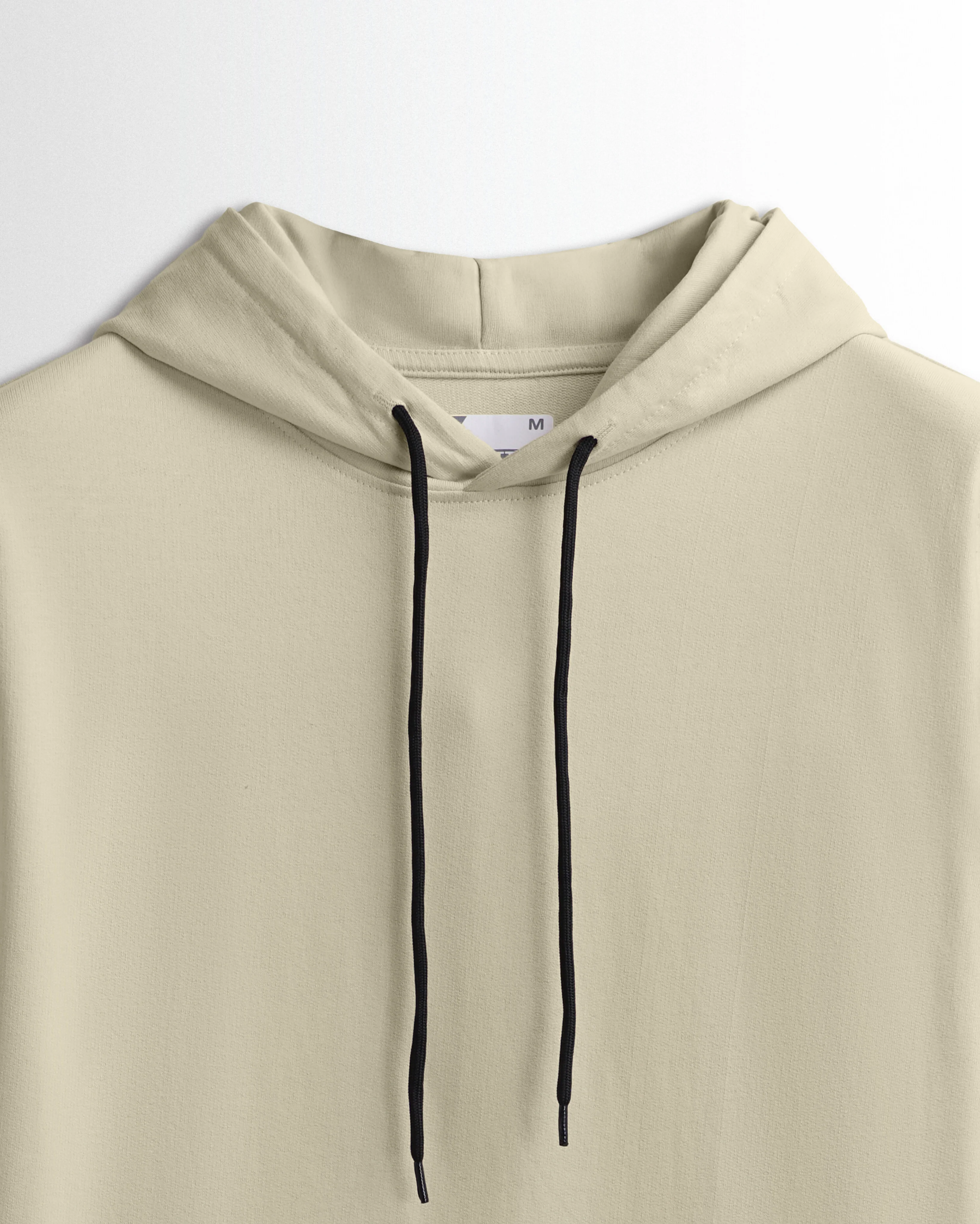 Premium Hoodies Unisex Beige - Image 3
