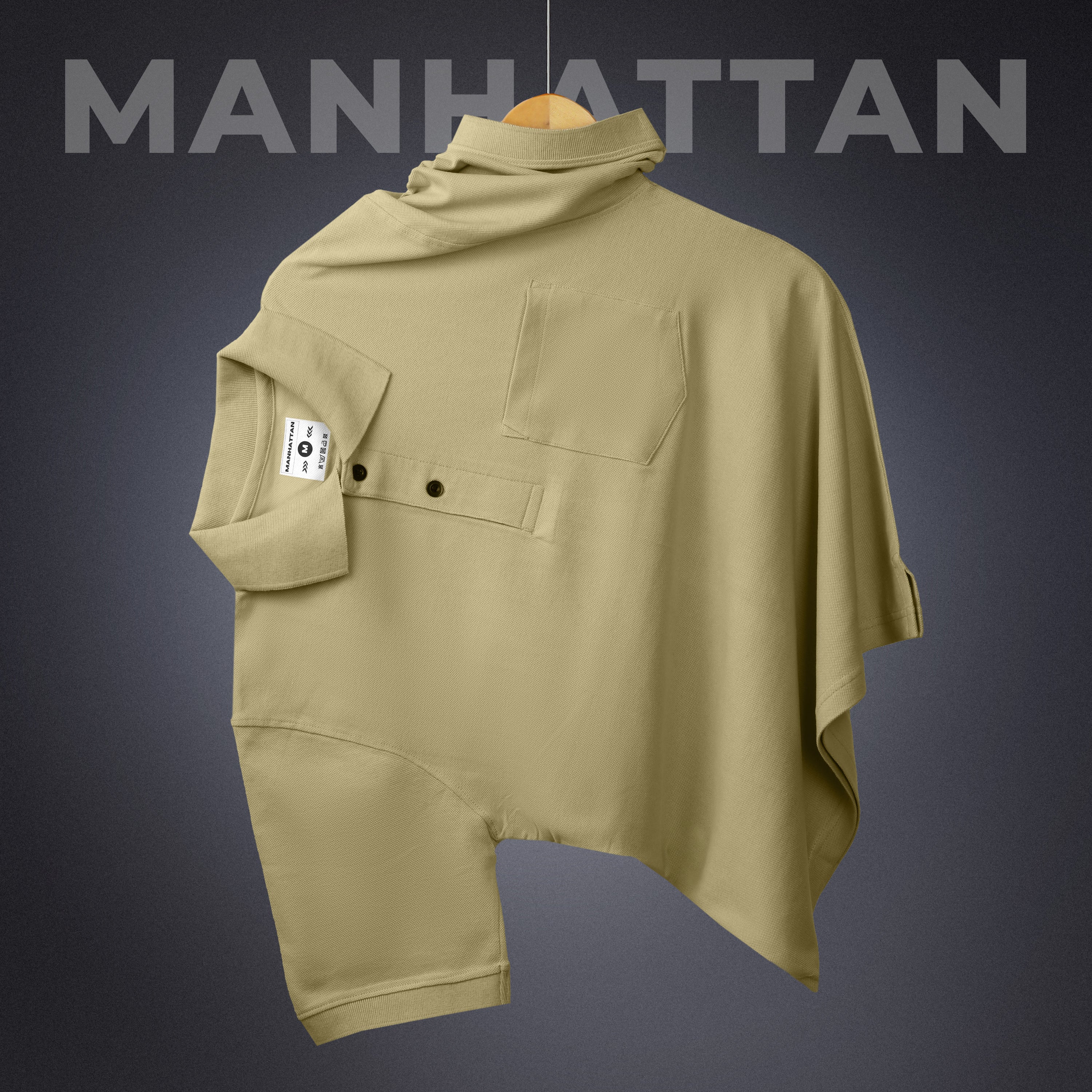 Pure Cotton Polo Pocket T shirts (Beach) - Image 3