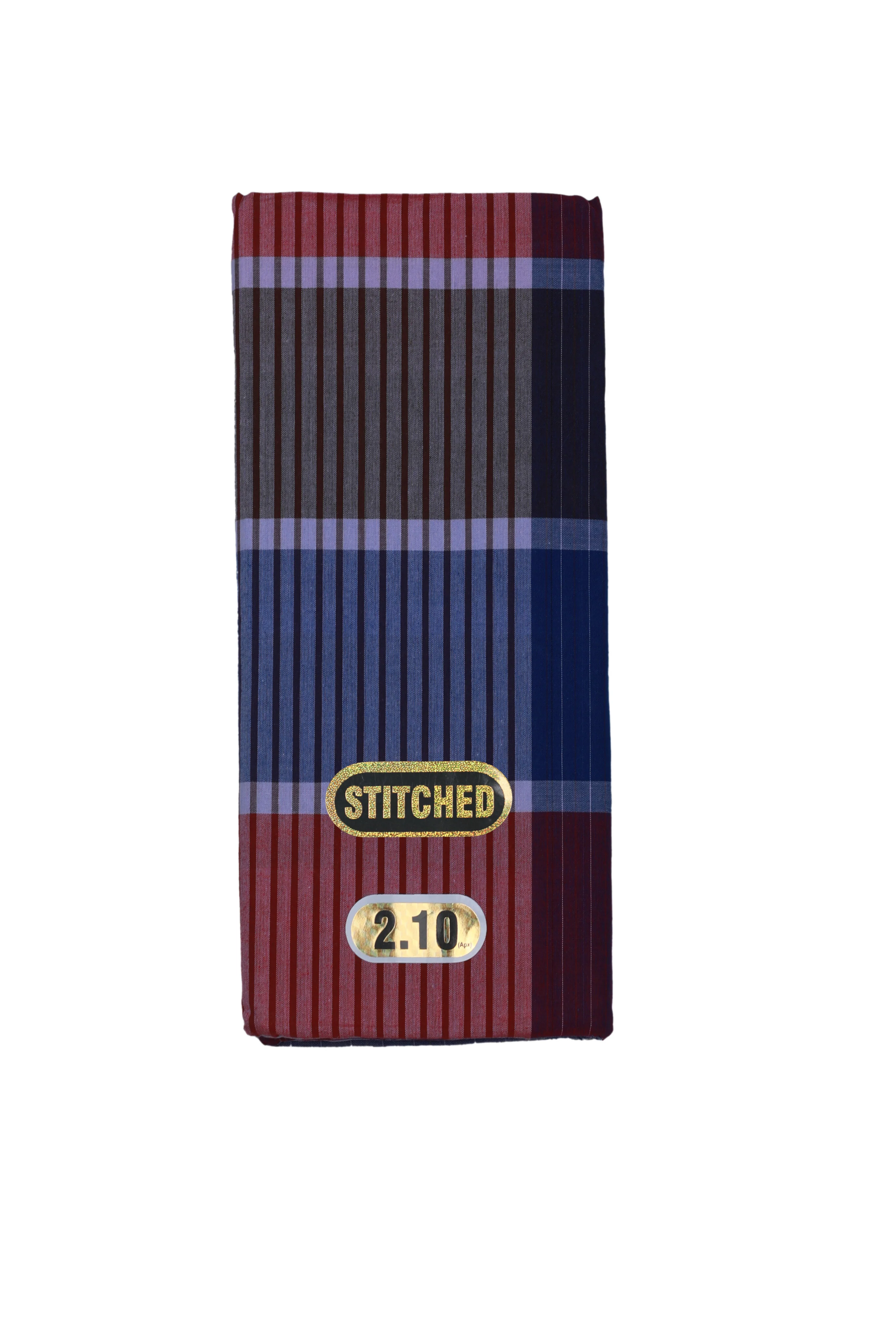 Pure Cotton Stitched Lungies 2.10 mts (Single Lungie) - Image 6