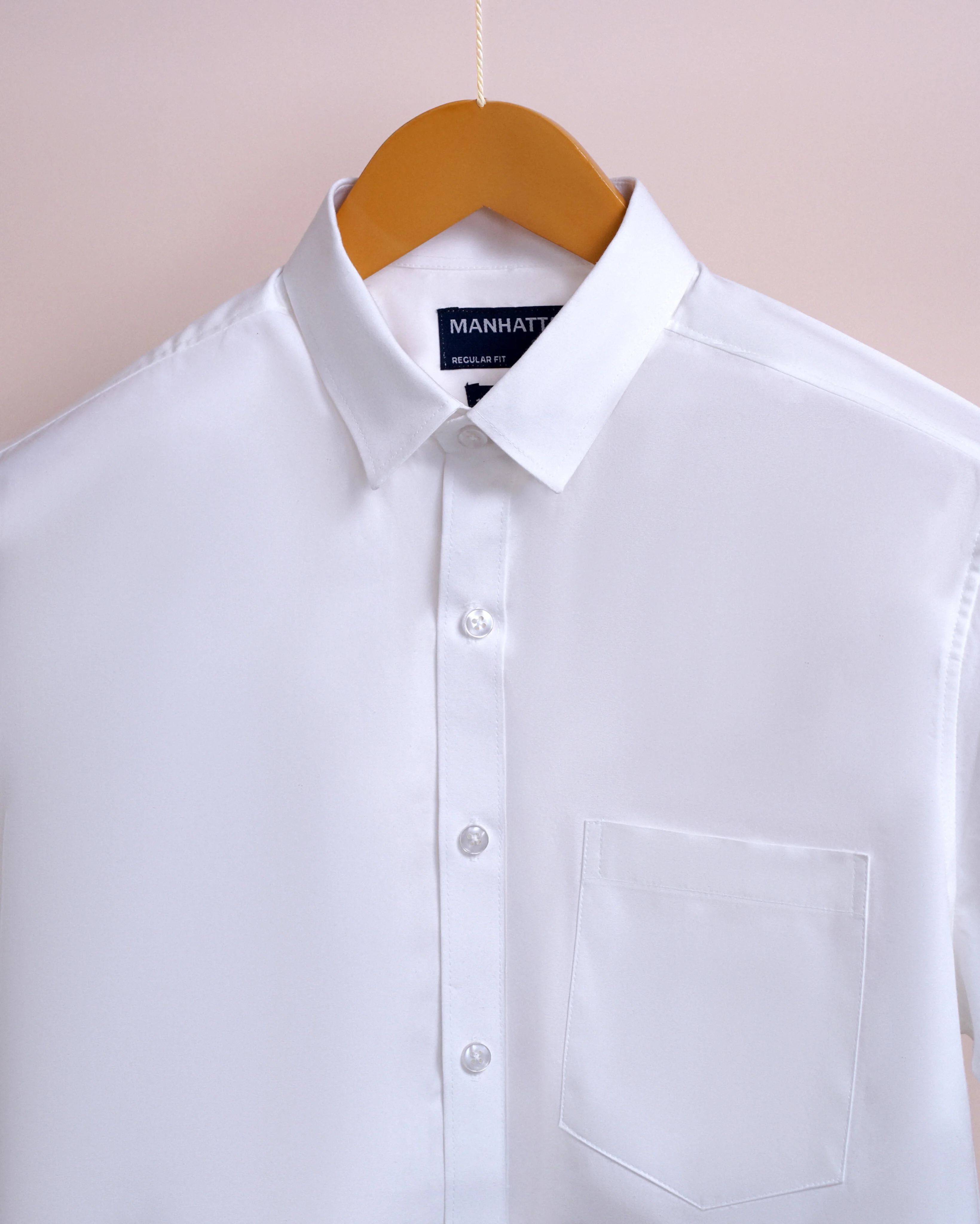 Pure Cotton White Shirts - Image 3