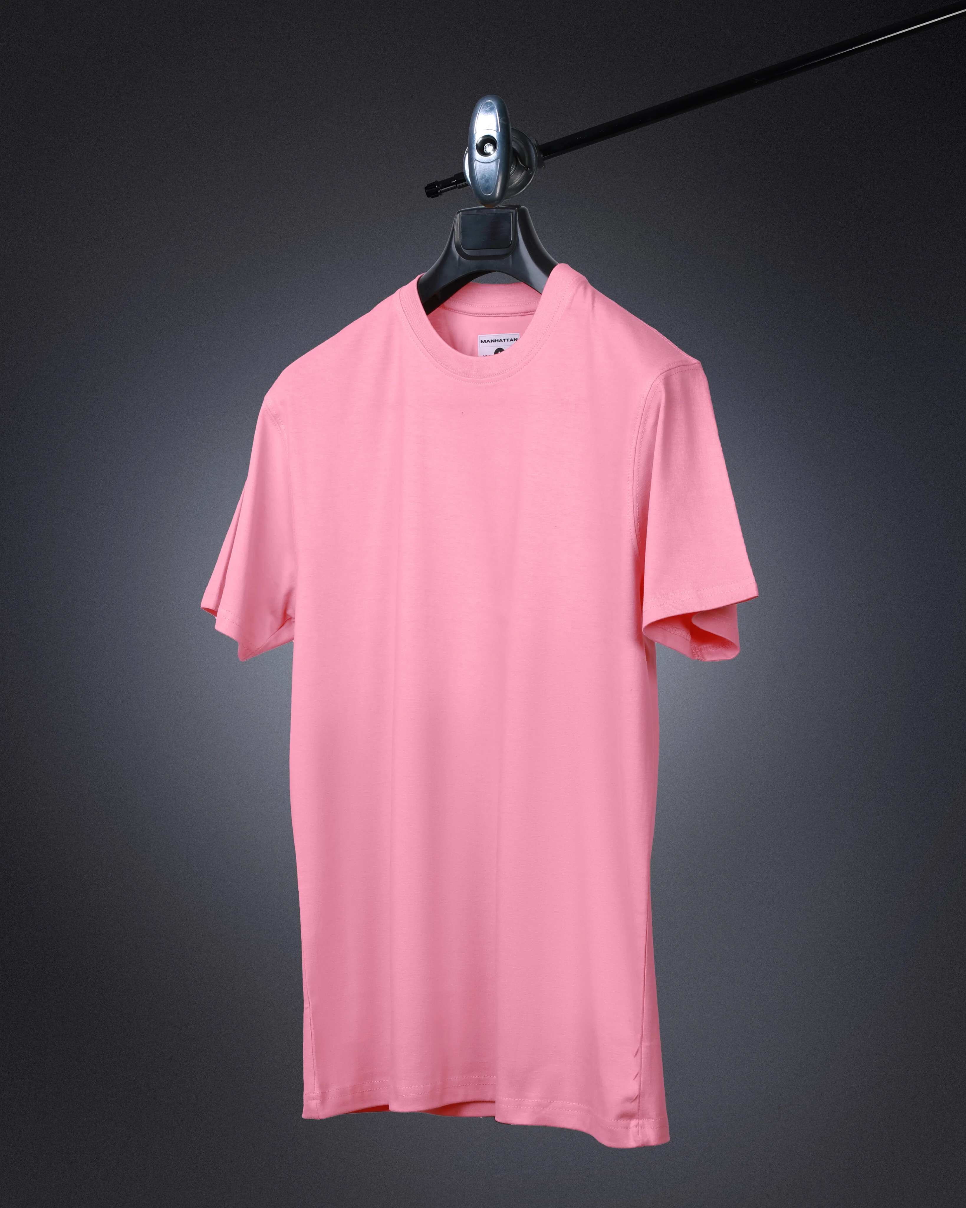 Basic Regular Fit T Shirts Unisex Cool Pink - Image 4