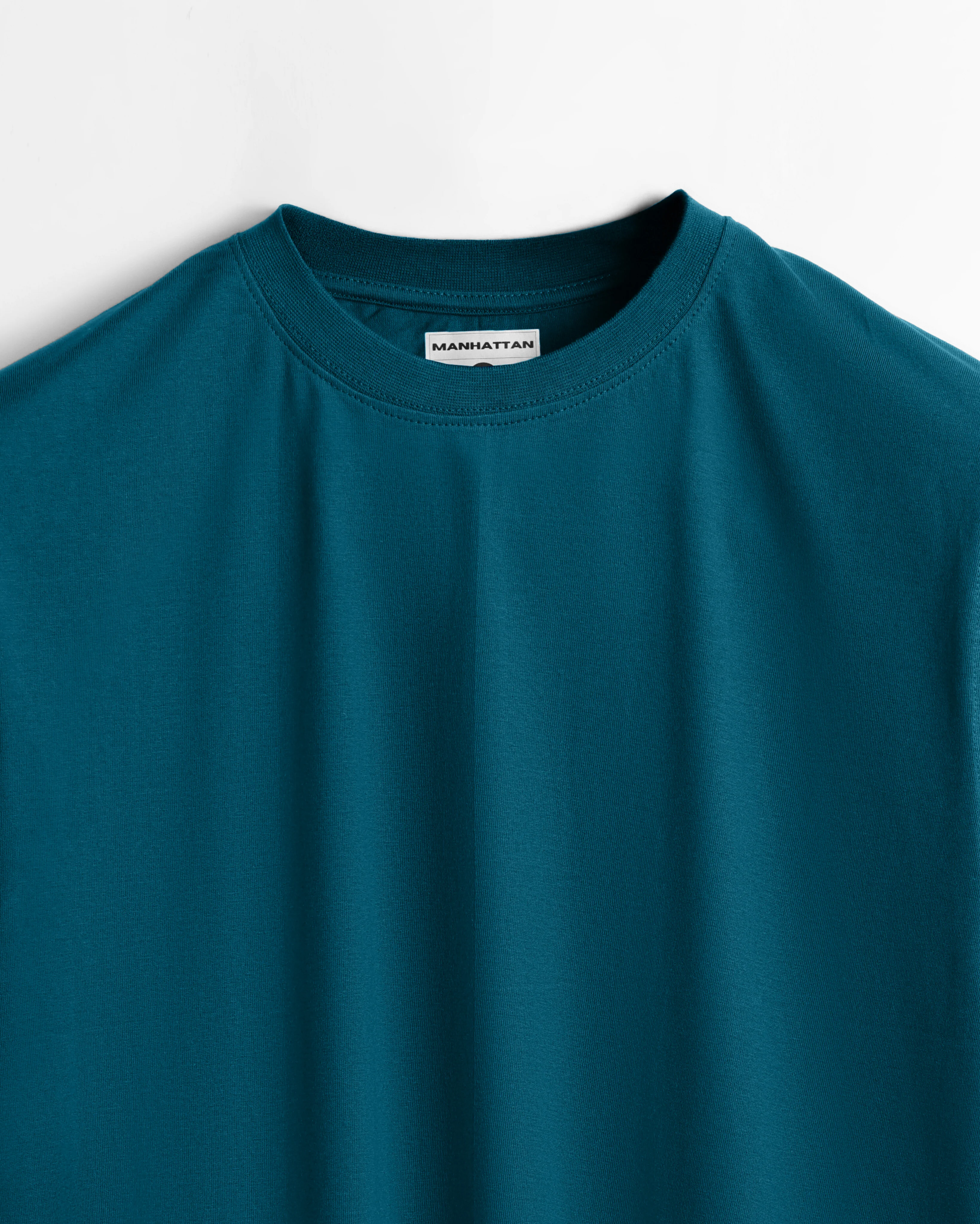 Basic Regular Fit T Shirts Unisex Teal Green - Image 3