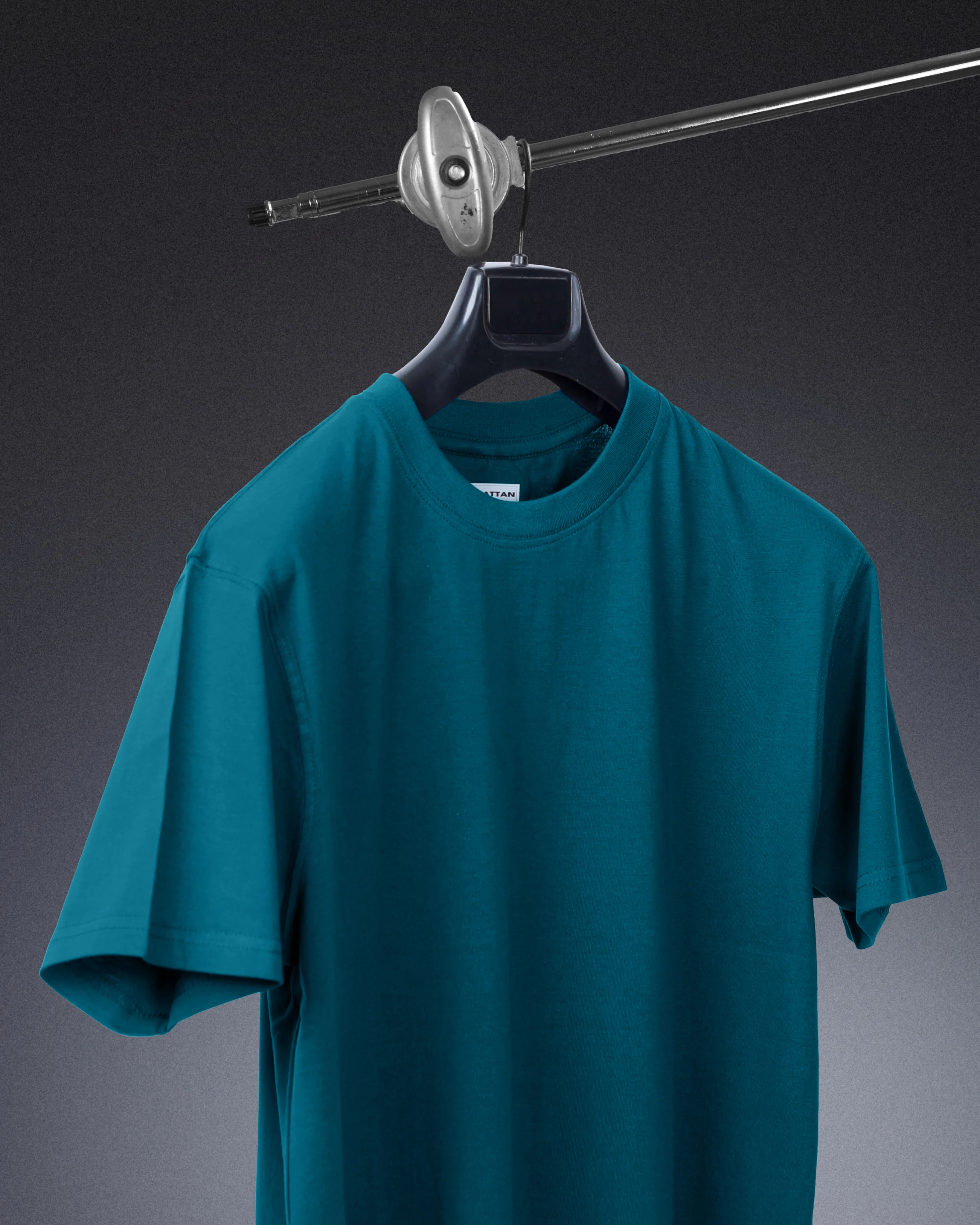 Basic Regular Fit T Shirts Unisex Teal Green - Image 5