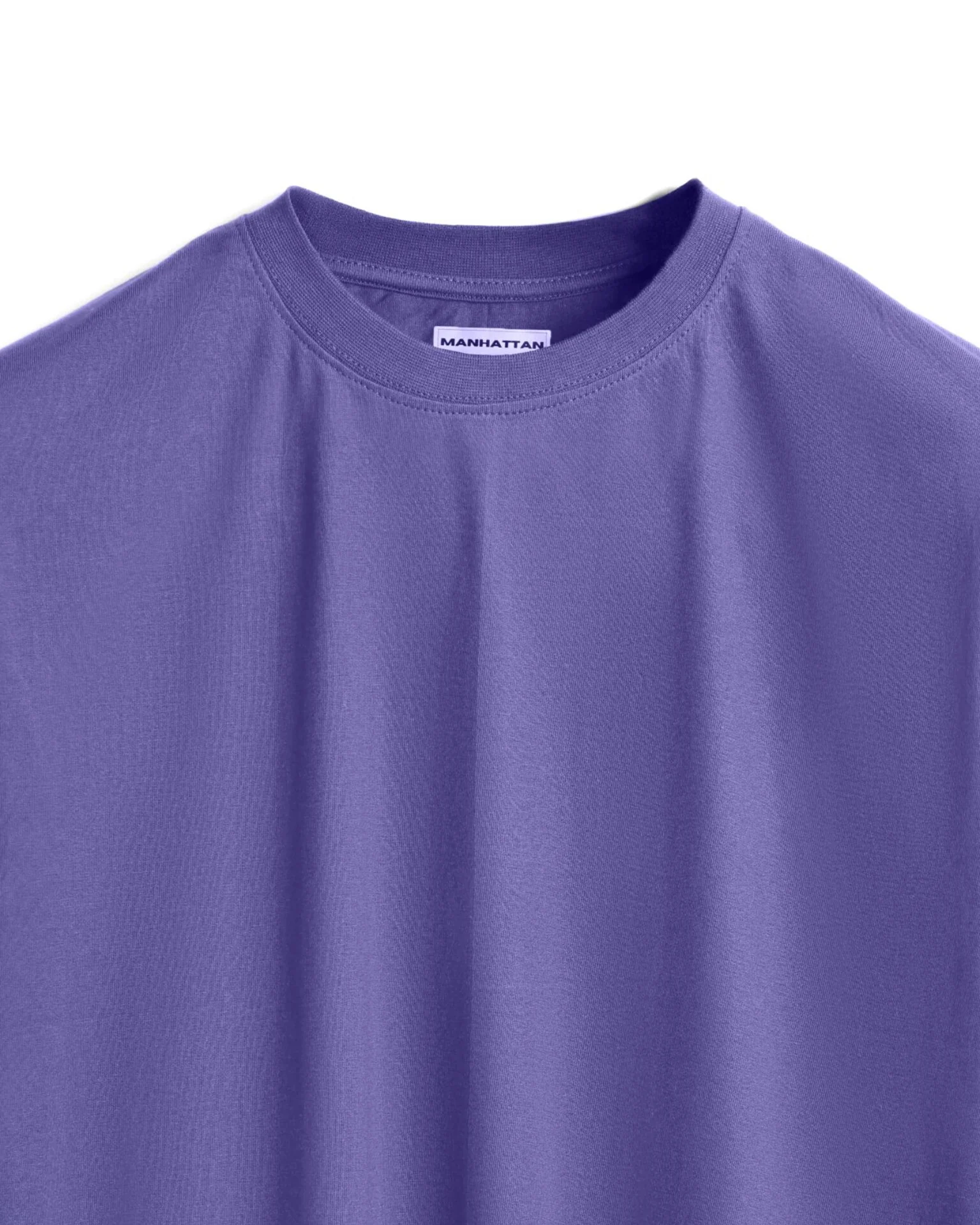 Basic Regular Fit T Shirts Unisex Violet - Image 6