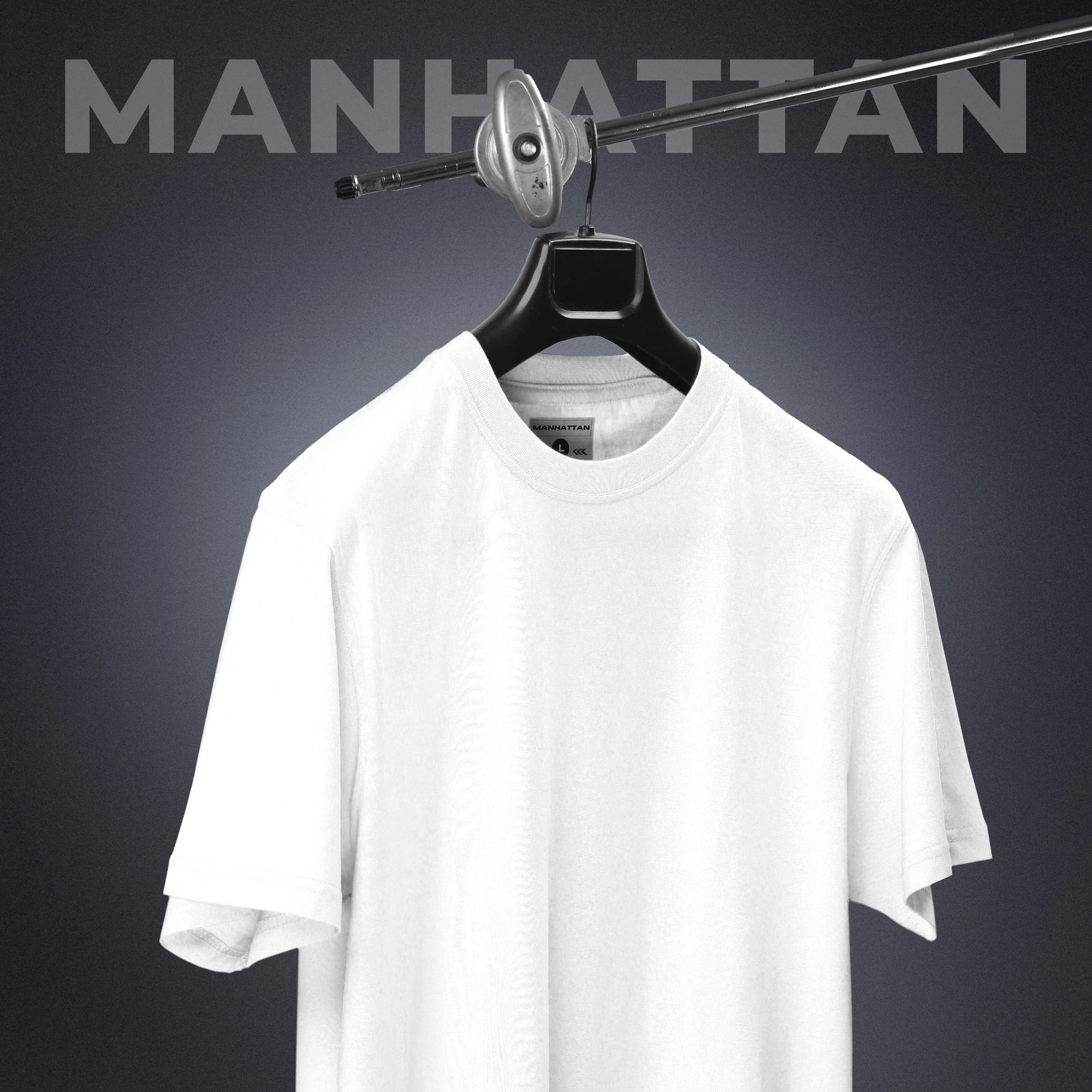 Basic Regular Fit T Shirts Unisex White - Image 4