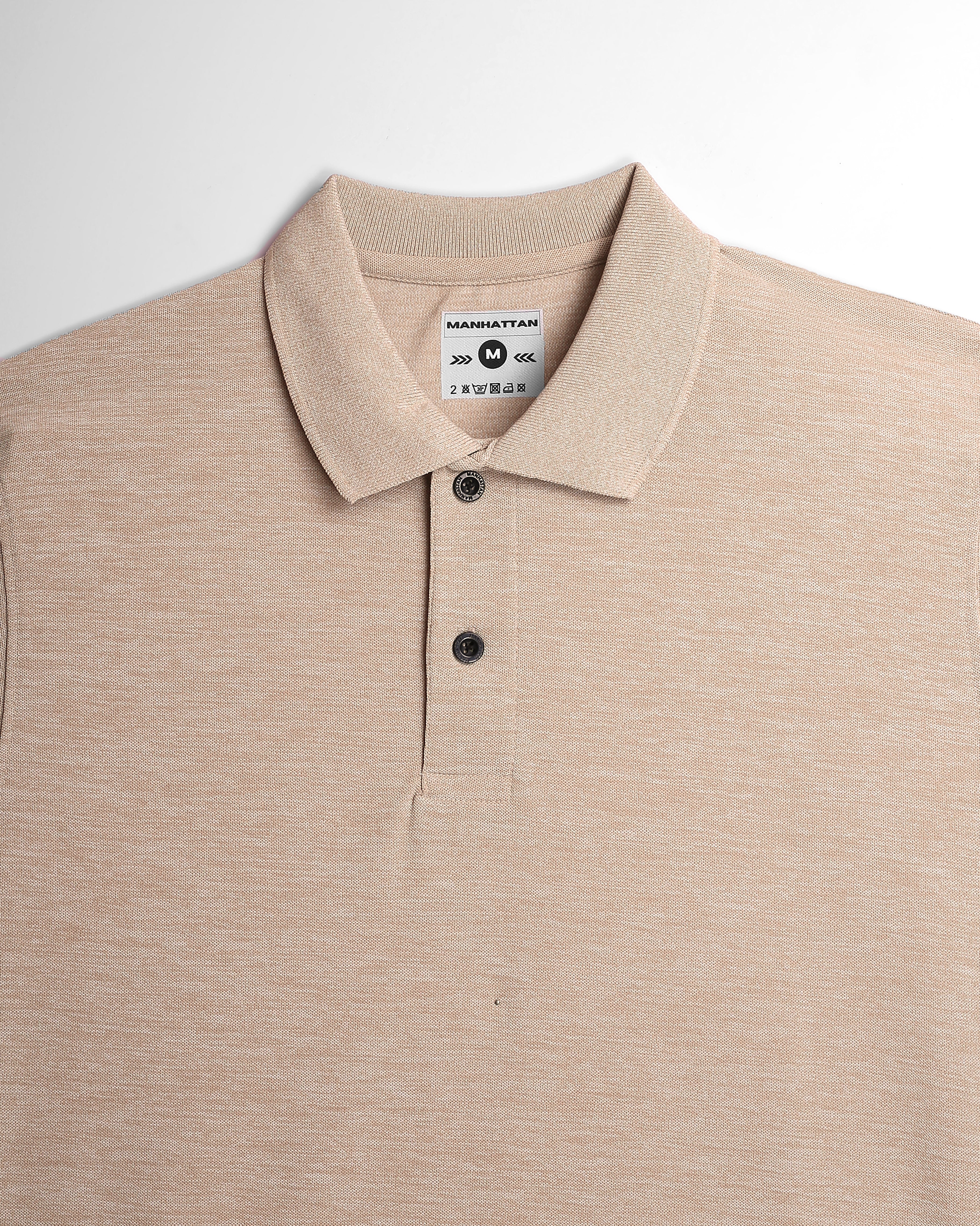 Sports Dry Fit Dark Beach Melange Polo T Shirts (Micro Polyester) - Image 2