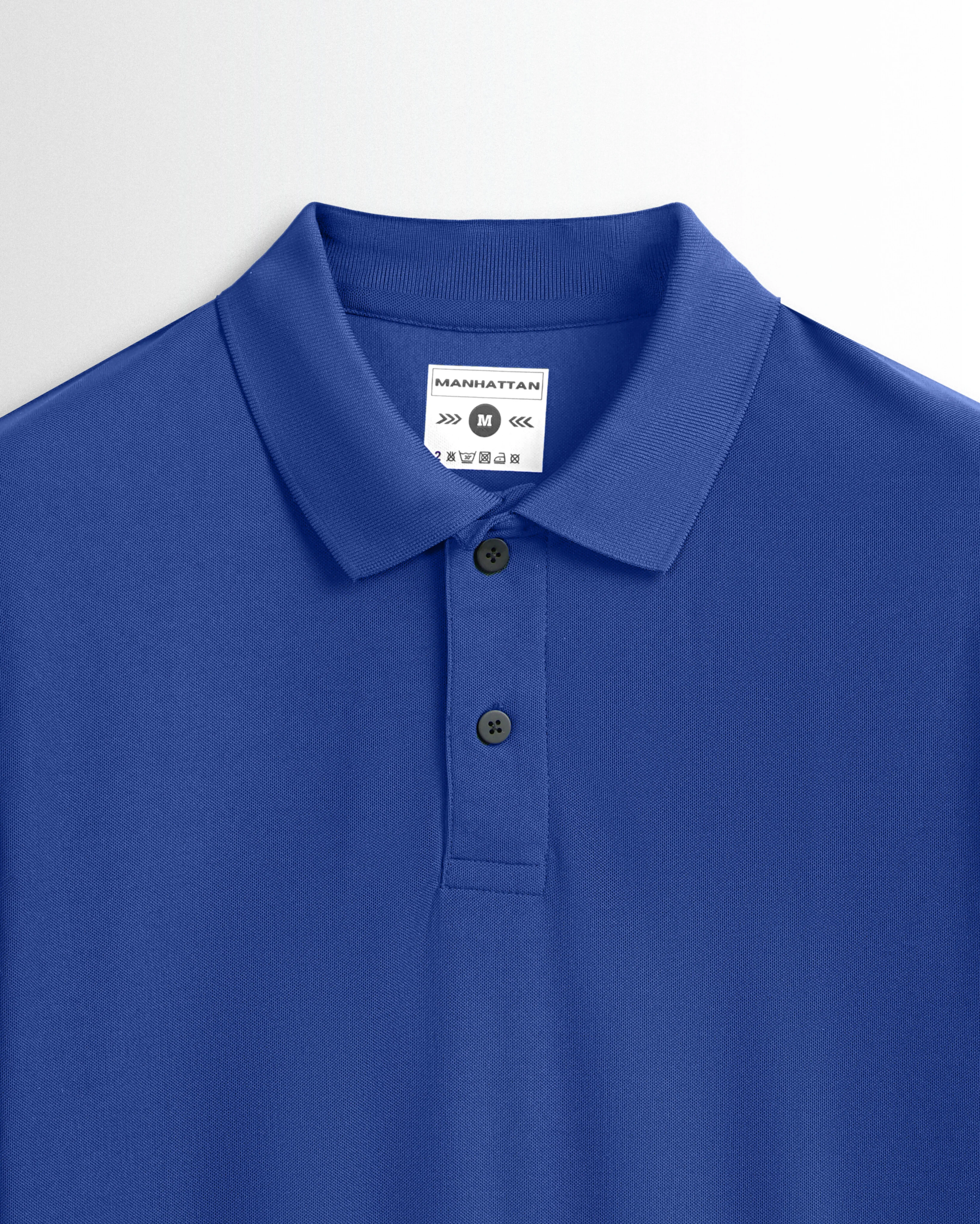 Sports Dry Fit Royal Blue Polo T Shirts (Micro Polyester) - Image 2