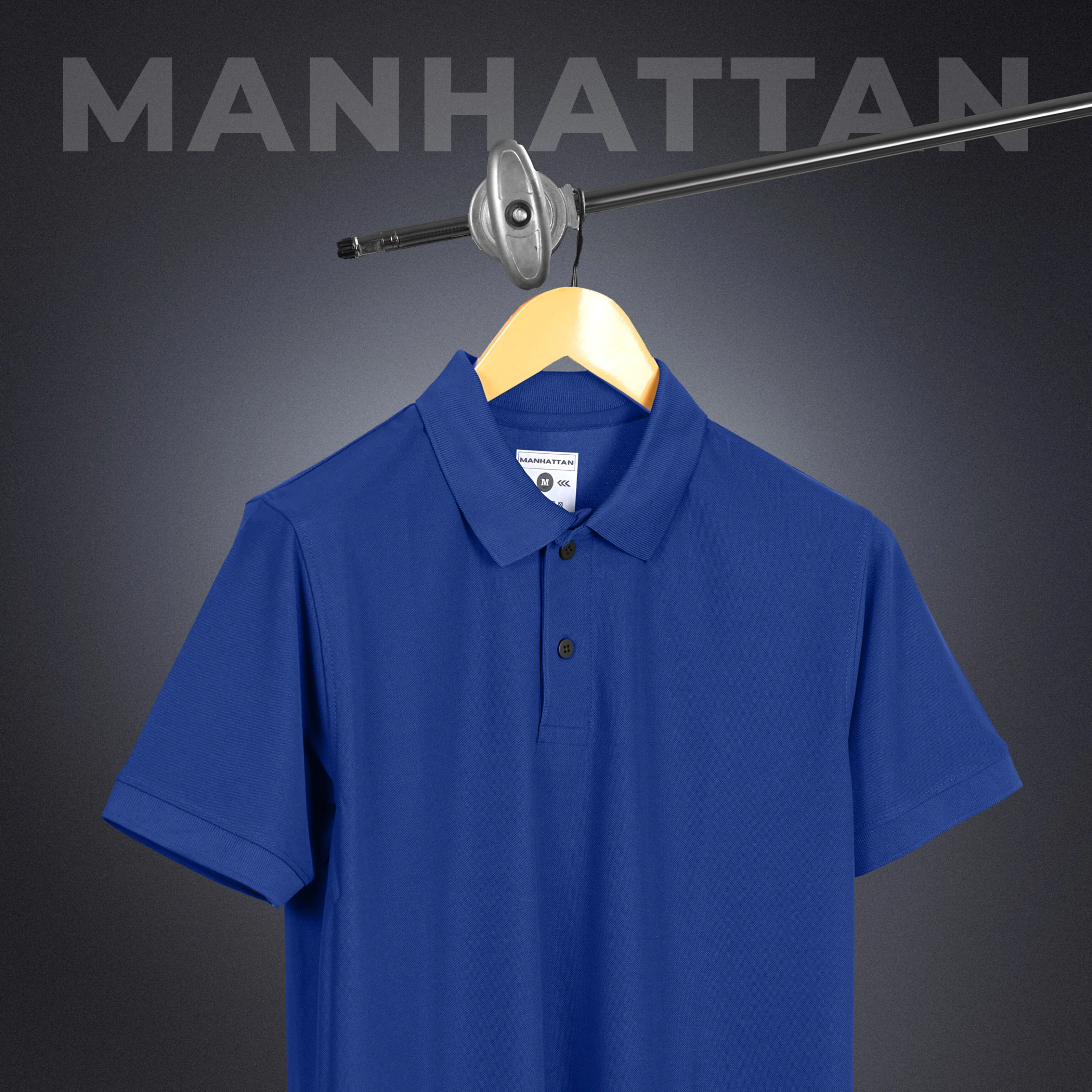 Sports Dry Fit Royal Blue Polo T Shirts (Micro Polyester) - Image 4