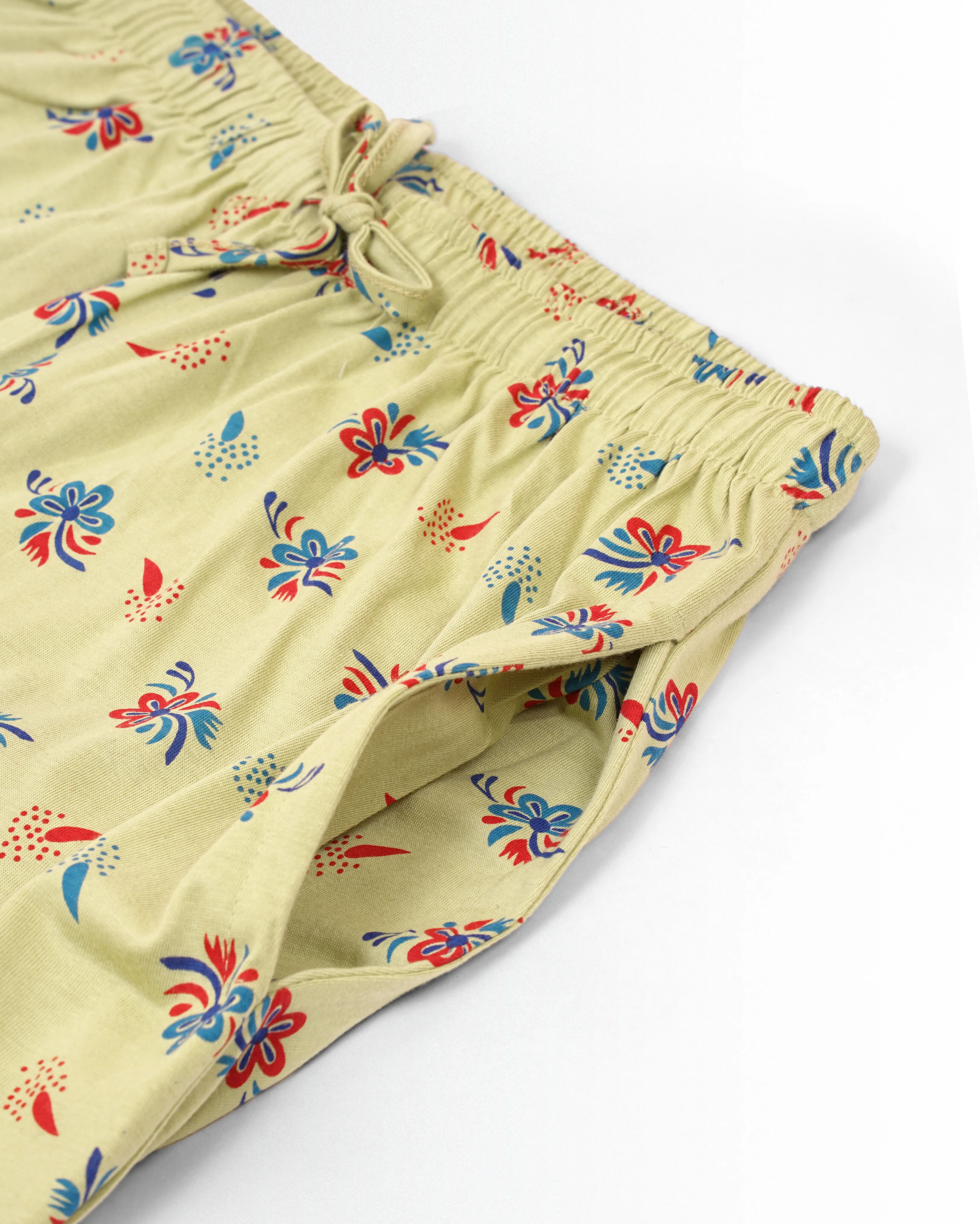 Women's Co ord set Beach Blue Flower - Image 4