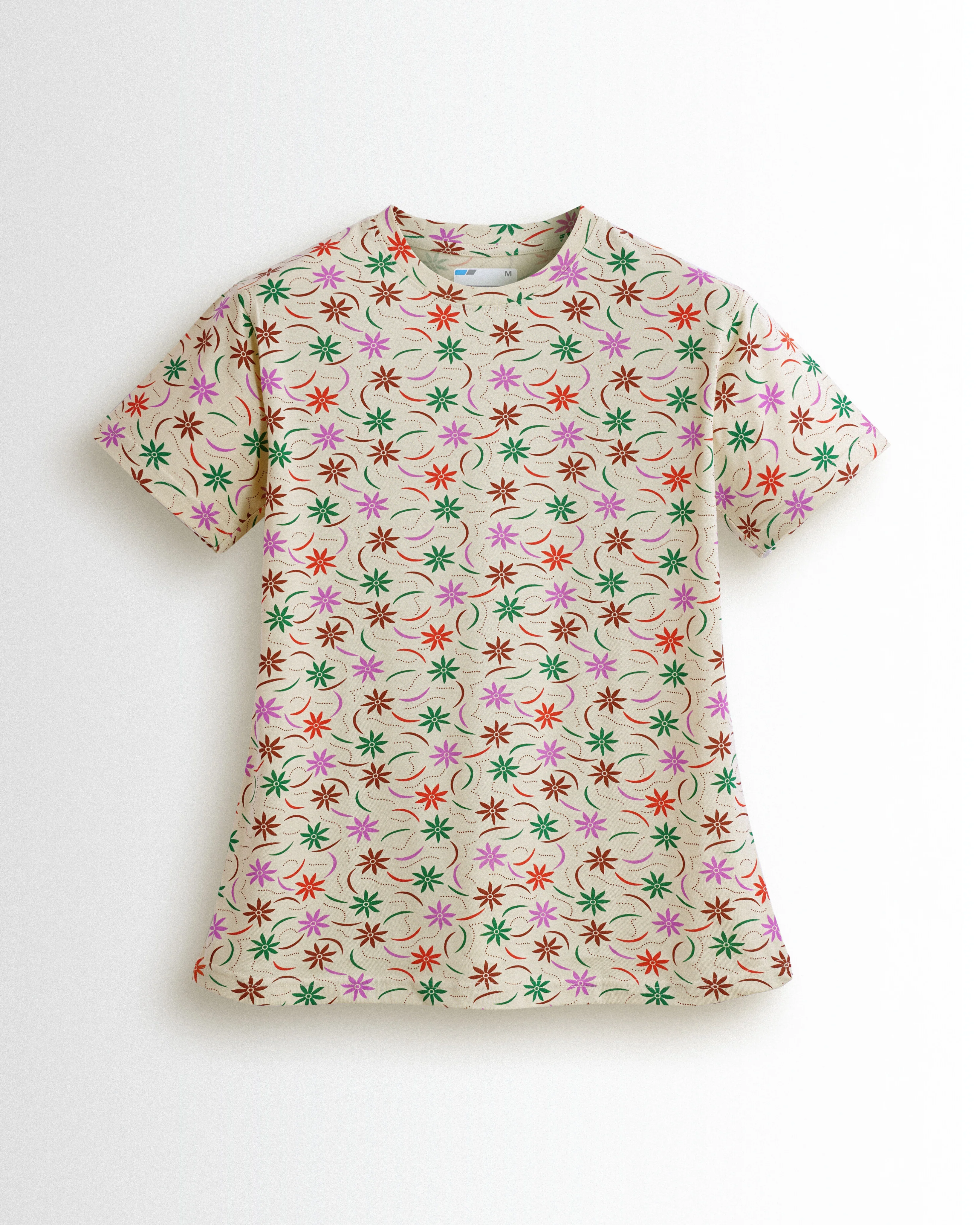 Women's Co Ord set Beach Pink Flowers - Image 2