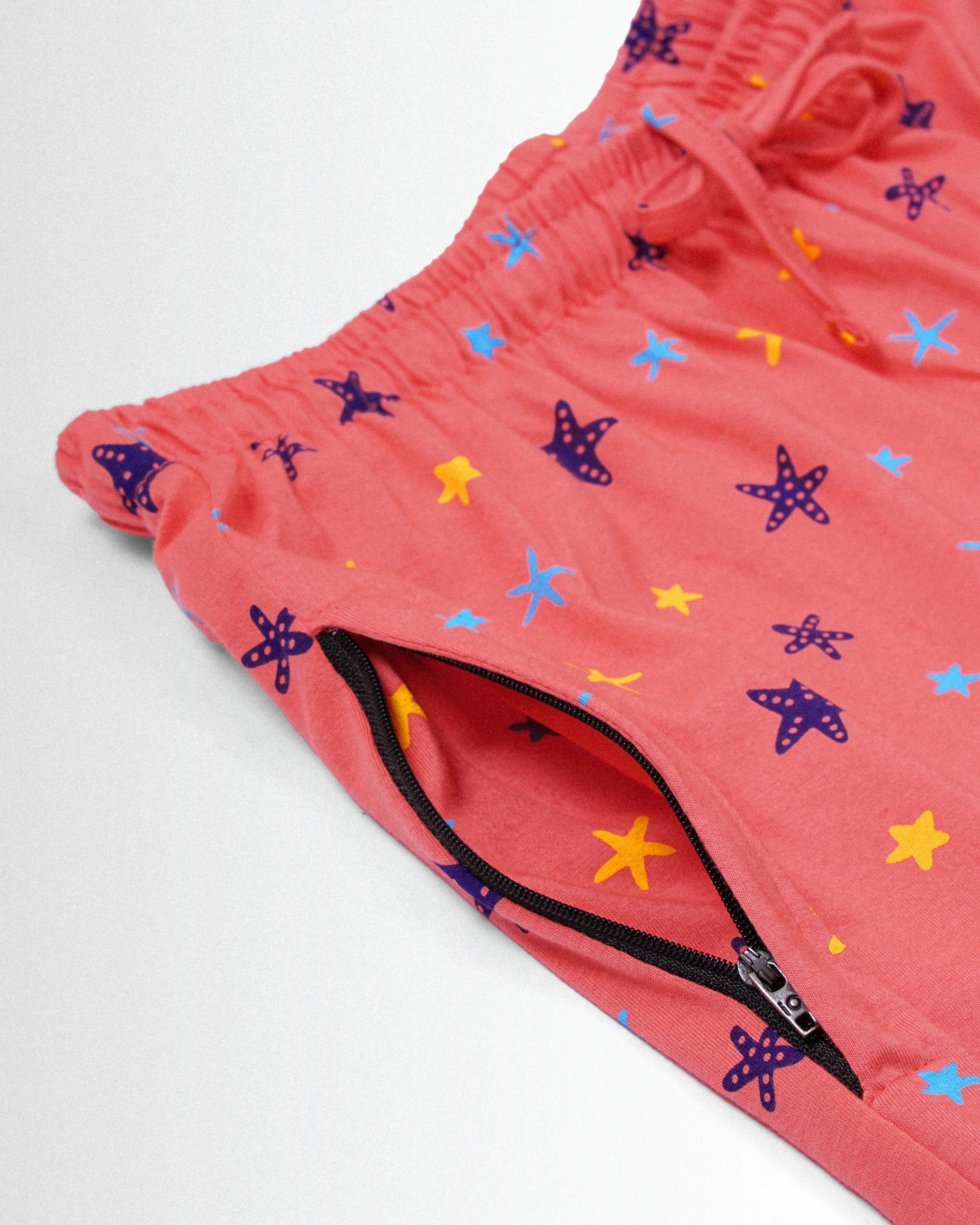 Women's Co ord set Coral (Stars) - Image 4