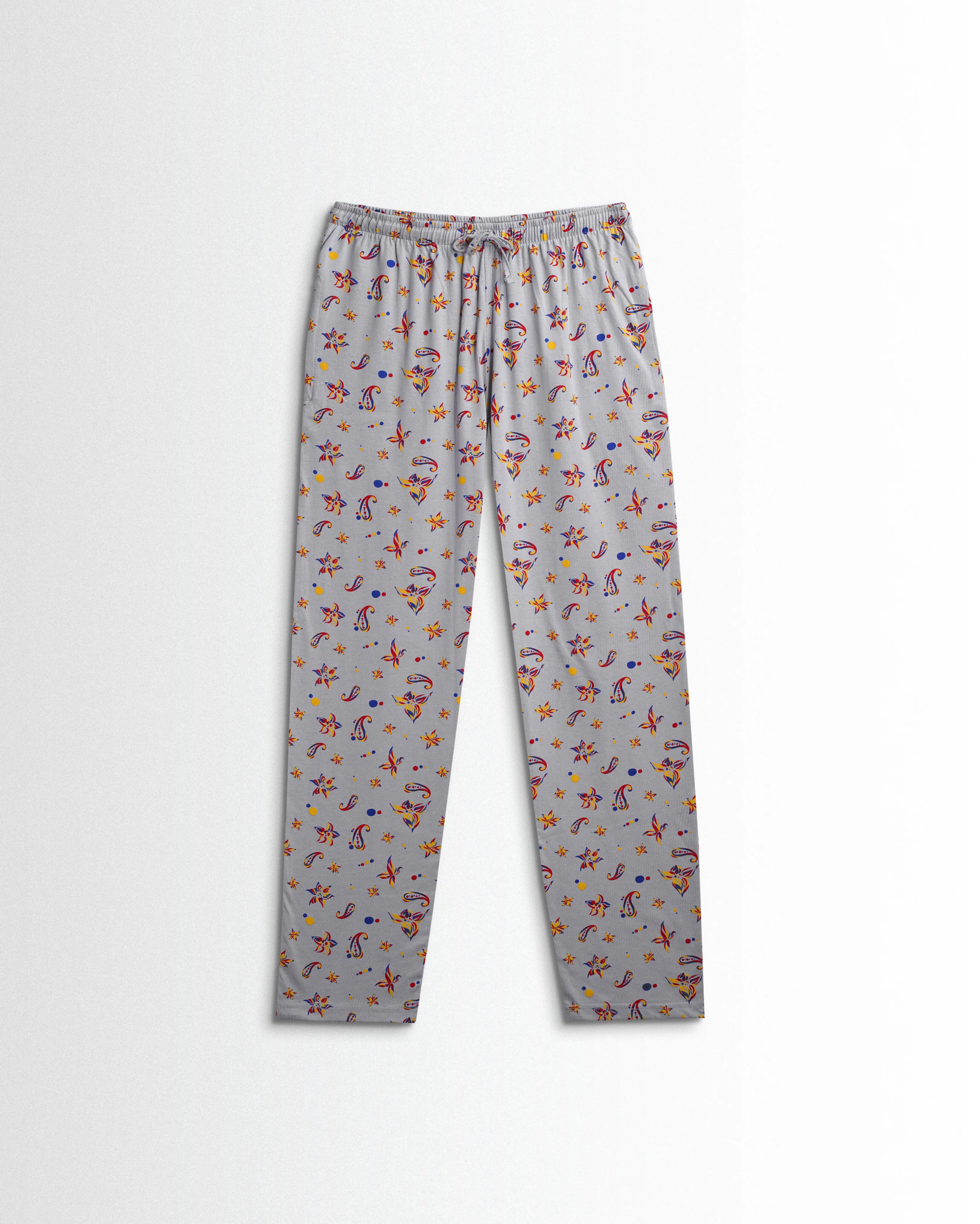 Women's Co ord set Grey Flower - Image 3