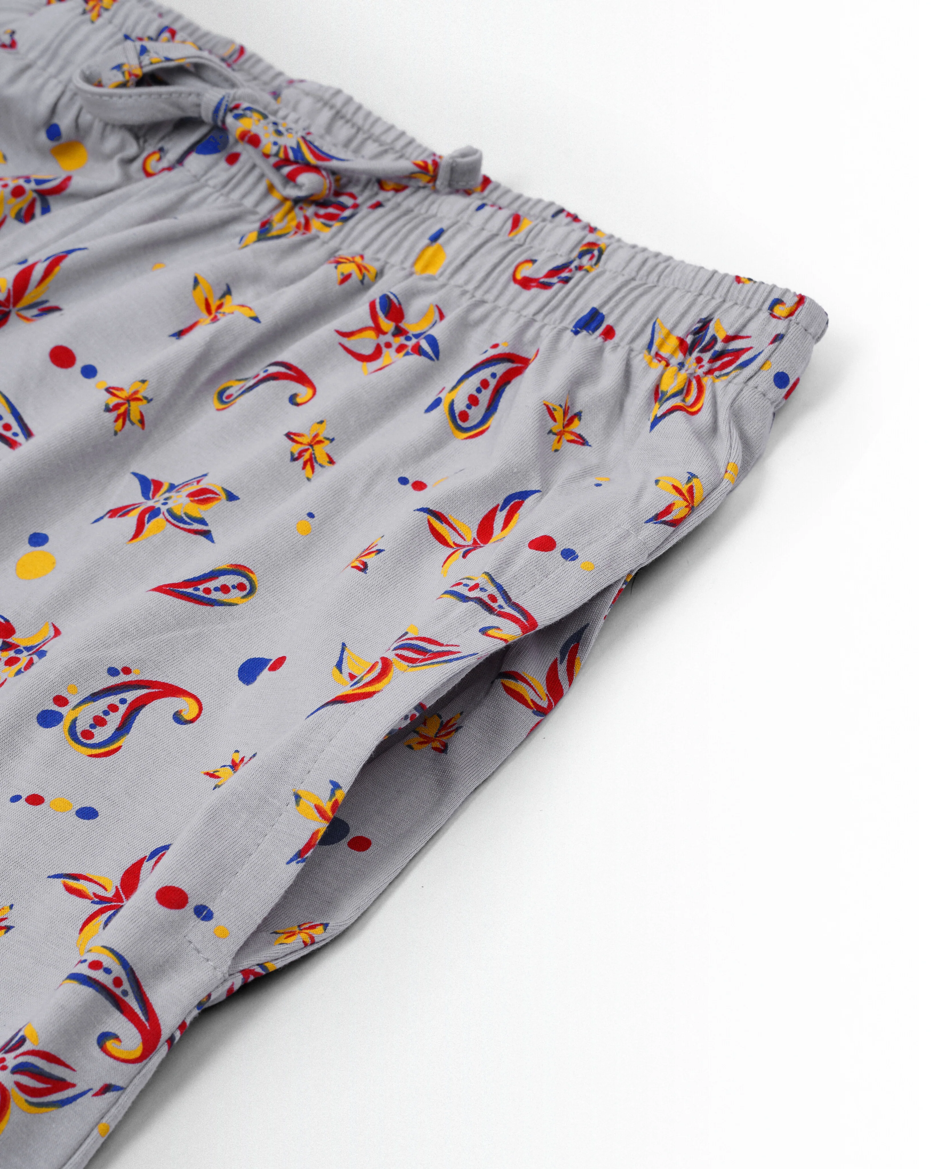 Women's Co ord set Grey Flower - Image 4