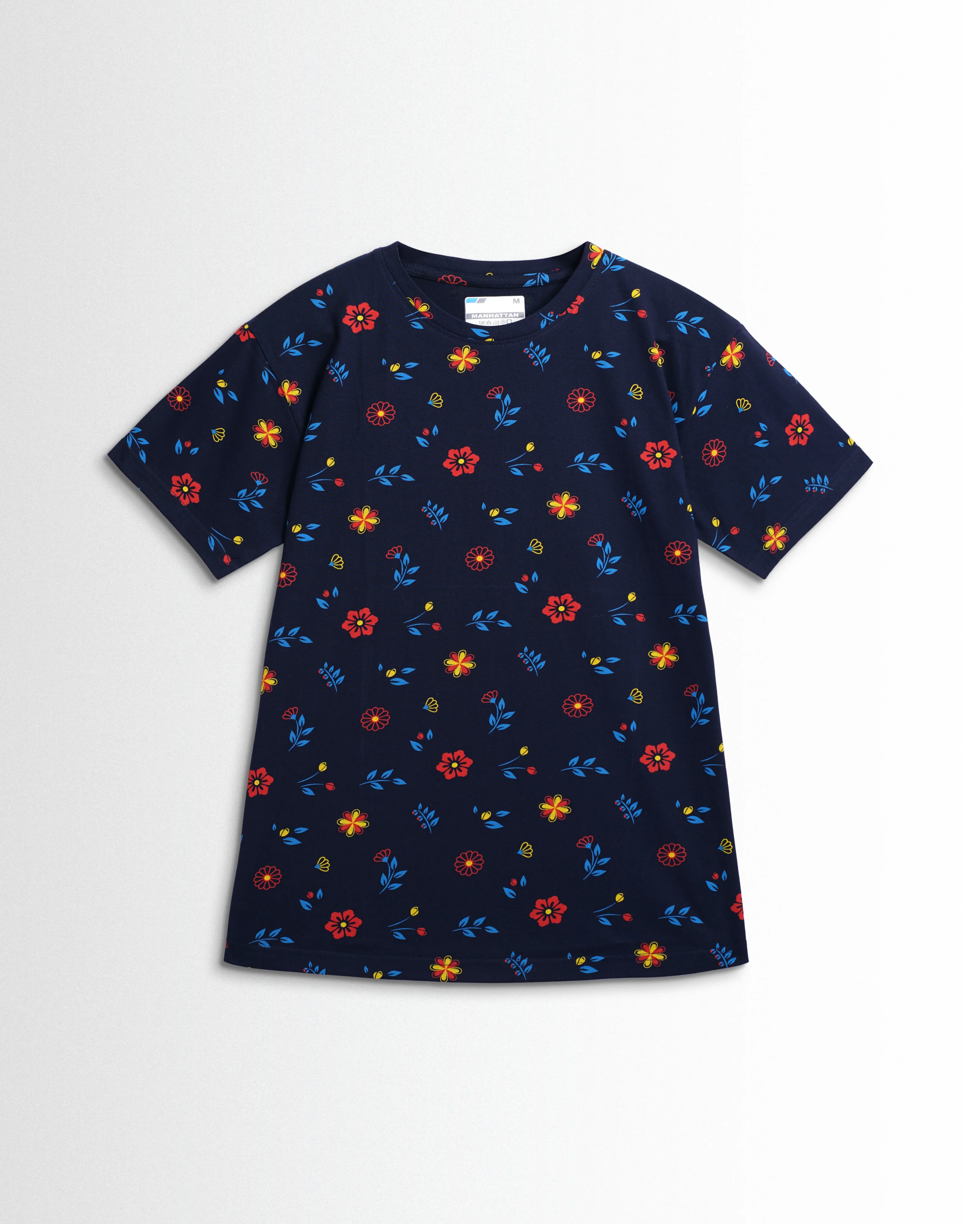 Women's Co ord set Navy (Flower) - Image 3