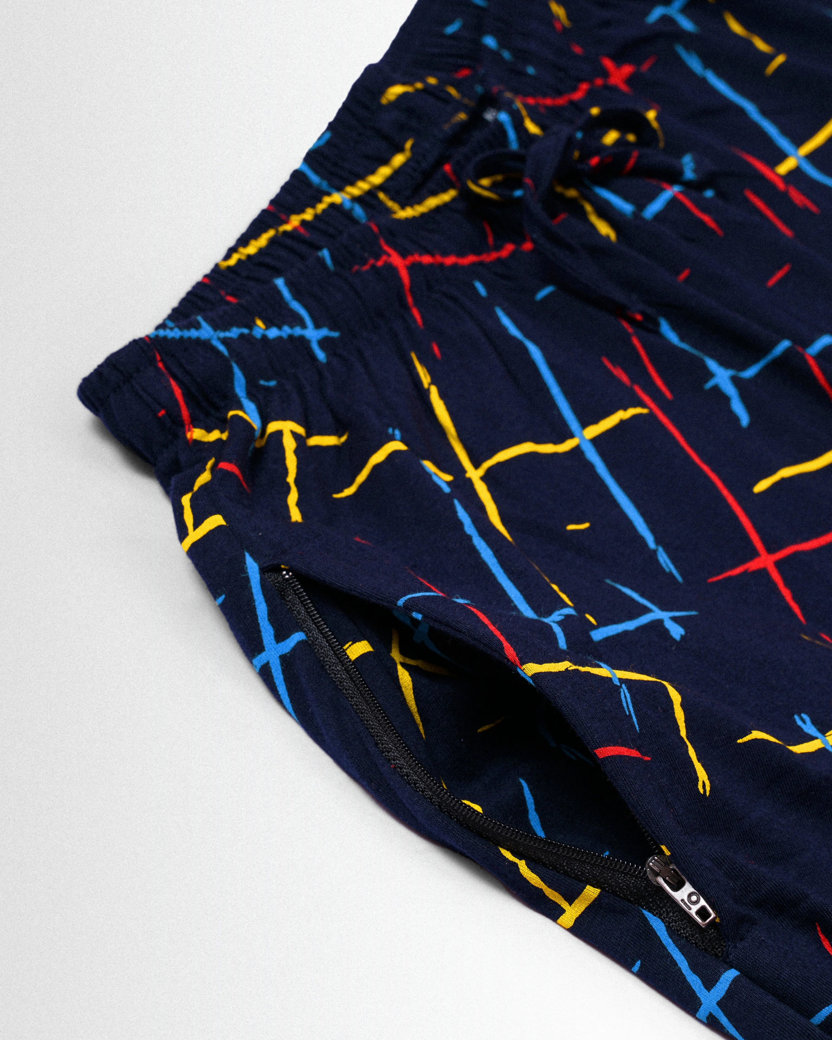 Women's Co ord set Navy (Lines) - Image 4