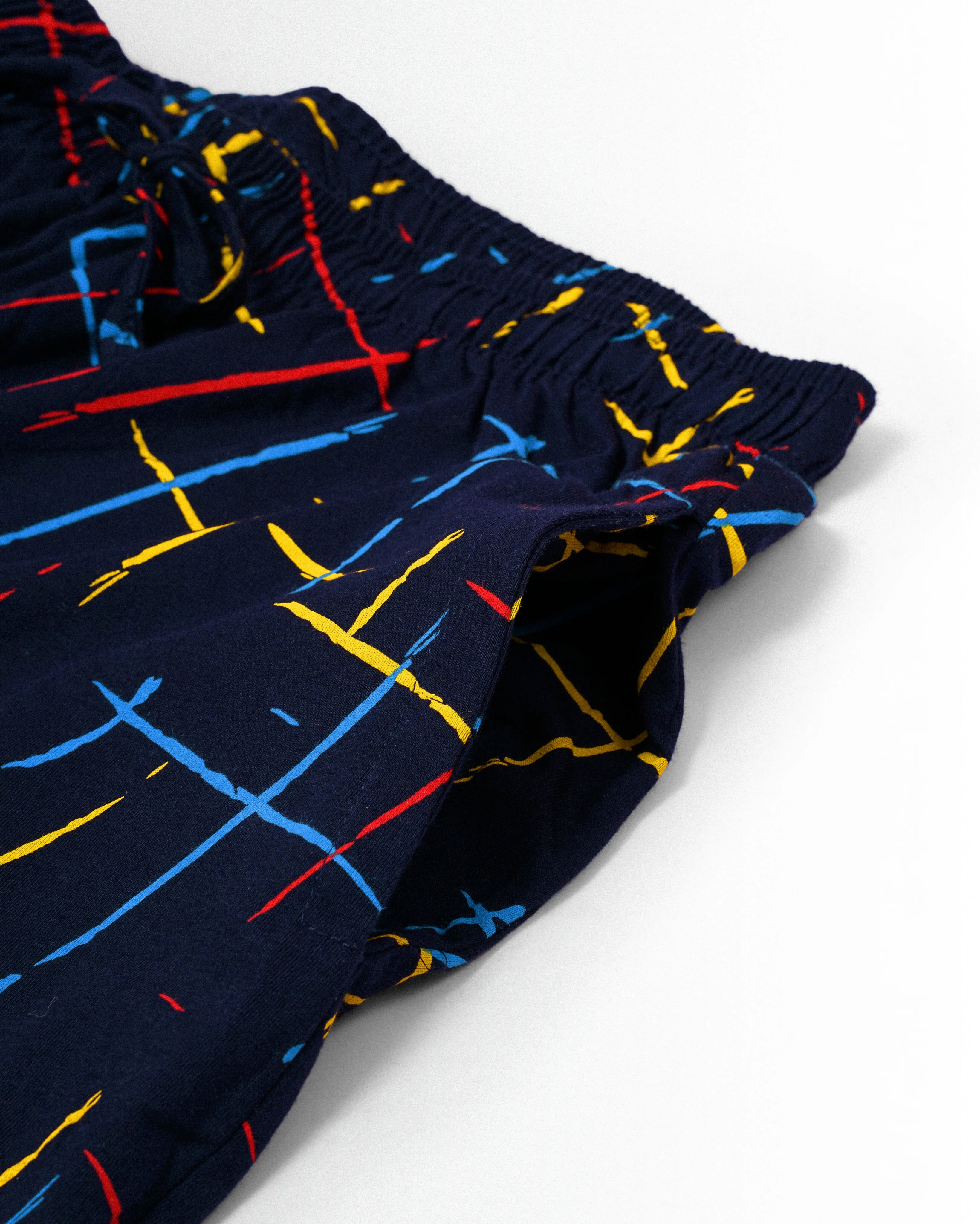 Women's Co ord set Navy (Lines) - Image 5