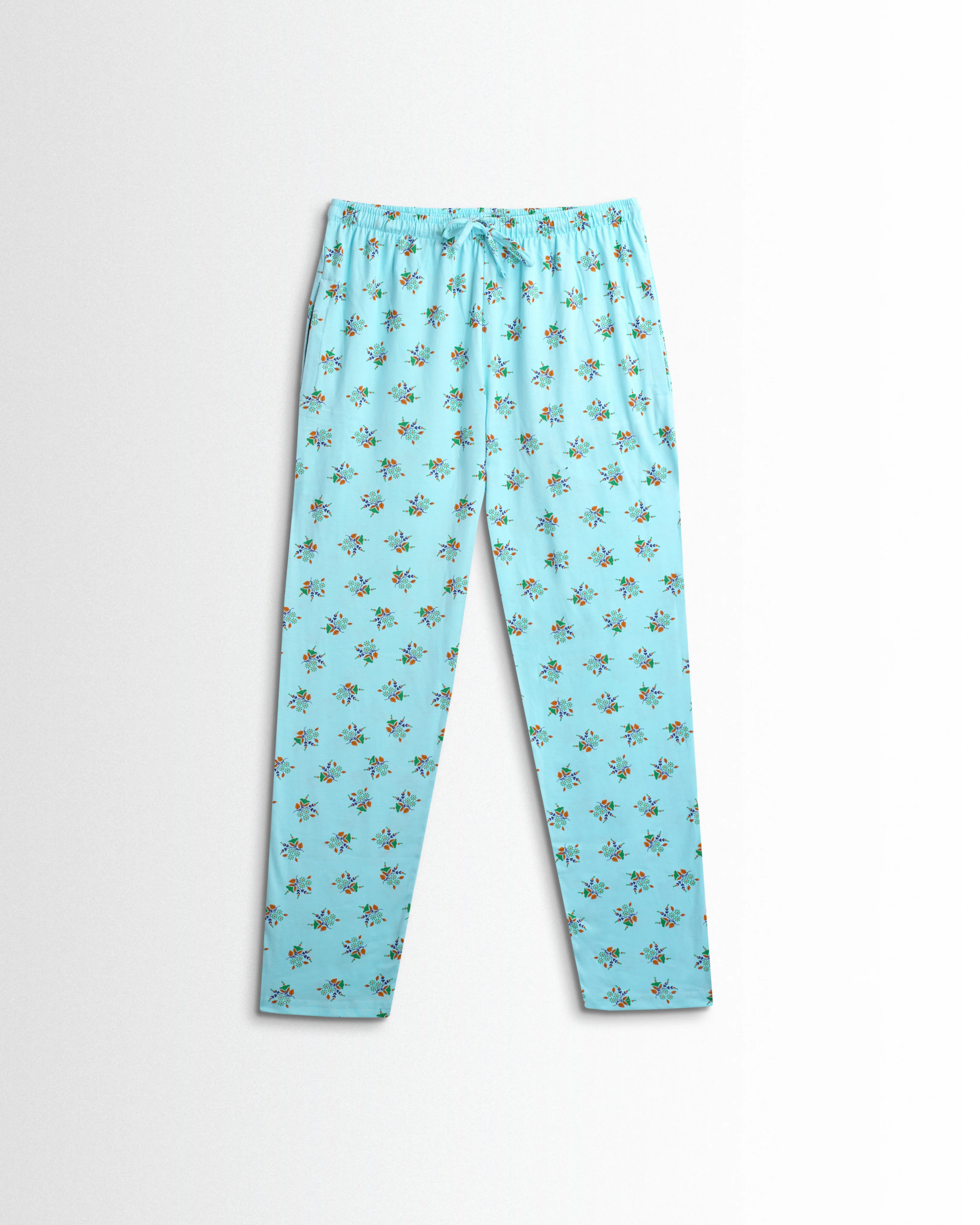 Women's Co ord set Sky Blue Flower - Image 3